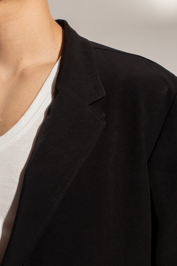 Notch lapel blazer Yohji Yamamoto - SchaferandweinerShops AG Notch lapel blazer Yohji Yamamoto - SchaferandweinerShops AG